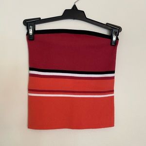 Sunset colored tube top